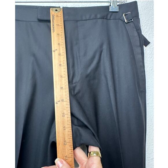 Tom Ford Black Tuxedo Trousers Men’s Size 46 Grosgrain Side Stripe - Picture 13 of 14